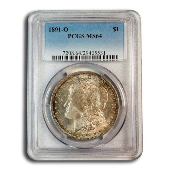 1891-O Morgan Dollar MS-64 PCGS