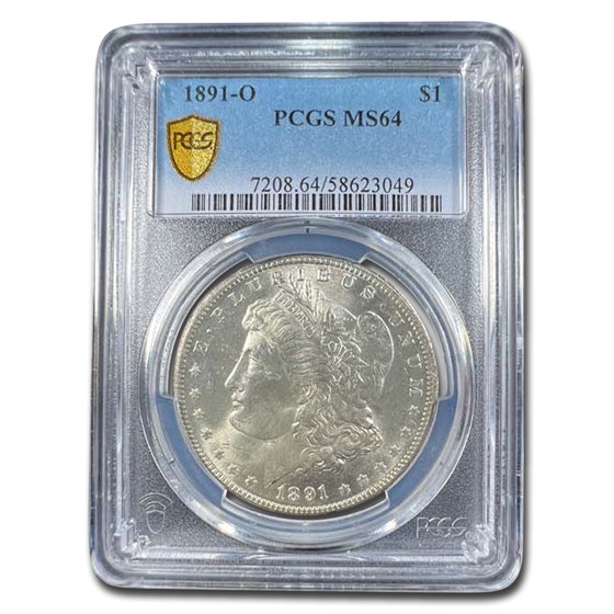 1891-O Morgan Dollar MS-64 PCGS 1891-O Morgan Dollar MS-64 PCGS
