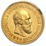 1891 Russia Gold 5 Roubles Alexander III AU-55 NGC