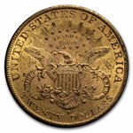 1891-S $20 Liberty Gold Double Eagle BU