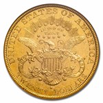 1891-S $20 Liberty Gold Double Eagle MS-61 NGC