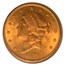 1891-S $20 Liberty Gold Double Eagle MS-63 PCGS