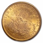 1891-S $20 Liberty Gold Double Eagle MS-63 PCGS
