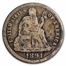 1891-S Liberty Seated Dime Good