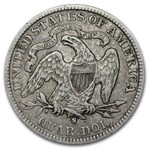 1891-S Liberty Seated Quarter XF