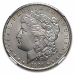 1891-S Morgan Dollar AU-58 NGC