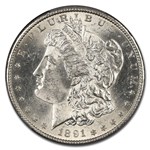 1891-S Morgan Dollar MS-61 PCGS