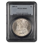 1891-S Morgan Dollar MS-63 PCGS