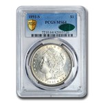 1891-S Morgan Dollar MS-64 PCGS CAC