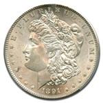 1891-S Morgan Dollar MS-64 PCGS