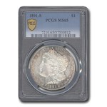 1891-S Morgan Dollar MS-65 PCGS (Toned)