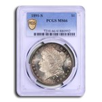 1891-S Morgan Dollar MS-66 PCGS