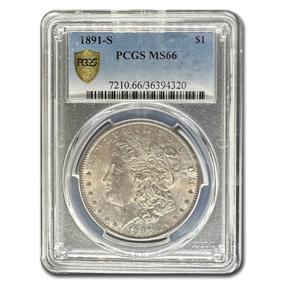 1891-S Morgan Dollar MS-66 PCGS