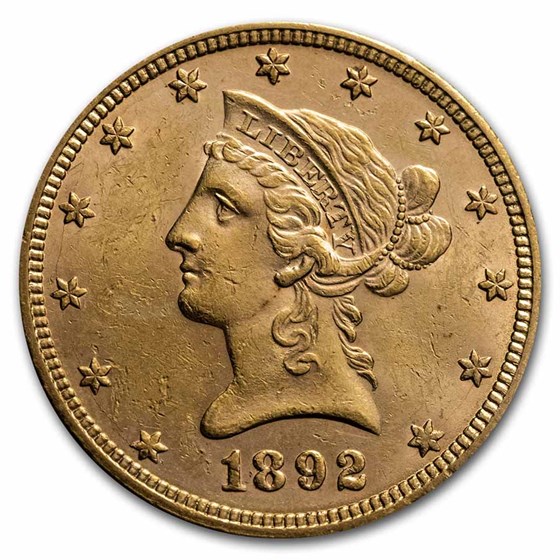 1892 $10 Liberty Gold Eagle BU 1892 $10 Liberty Gold Eagle BU