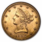 1892 $10 Liberty Gold Eagle MS-62 NGC