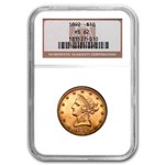 1892 $10 Liberty Gold Eagle MS-62 NGC