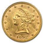 1892 $10 Liberty Gold Eagle MS-63 NGC