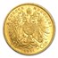 1892-1911 Austria Gold 10 Coronas (AU)