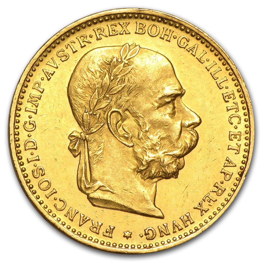 1892-1912 Austria Gold 20 Coronas AU