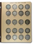 1892-1915 Barber Half Dollar Set Complete Avg Circ (Dansco Album)