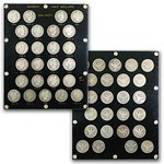 1892-1915 Barber Half Dollar Set Complete Avg Circ (Dansco Album)
