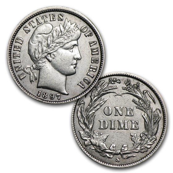 Buy 18921916 Barber Dime Set APMEX