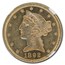 1892 $5 Liberty Gold Half Eagle MS-60 NGC (PL)