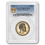 1892-A Germany Silver 2 Mark Heinrich XXII PR-65 Cameo PCGS