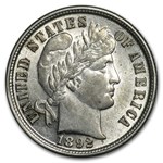 1892 Barber Dime AU