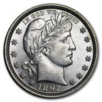 1892 Barber Quarter BU