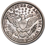 1892 Barber Quarter XF