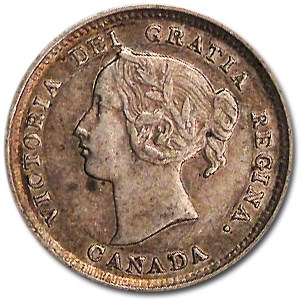 1892 Canada 10 Cents VG 1892 Canada 10 Cents VG