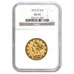1892-CC $10 Liberty Gold Eagle AU-55 NGC