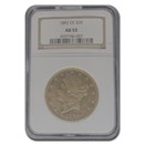 1892-CC $20 Liberty Gold Double Eagle AU-53 NGC