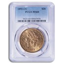 1892-CC $20 Liberty Gold Double Eagle MS-60 PCGS
