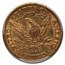 1892-CC $5 Liberty Gold Half Eagle AU-55 PCGS