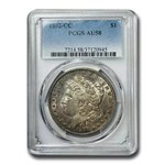 1892-CC Morgan Dollar AU-58 PCGS