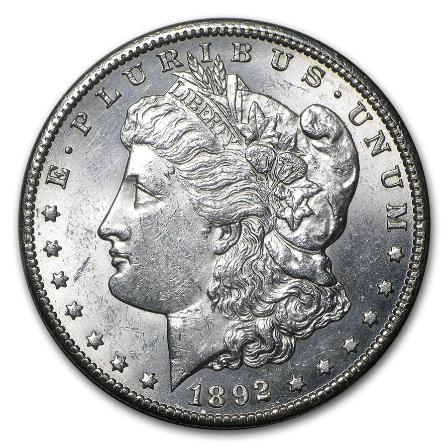 1892-CC Morgan Dollar BU