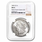 1892-CC Morgan Dollar MS-61 NGC