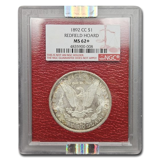 Buy 1892-CC Morgan Dollar MS-62+ NGC (Redfield) | APMEX