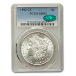 1892-CC Morgan Dollar MS-62 PCGS CAC