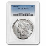 1892-CC Morgan Dollar MS-62 PCGS