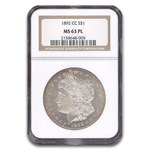 1892-CC Morgan Dollar MS-63 NGC (PL)