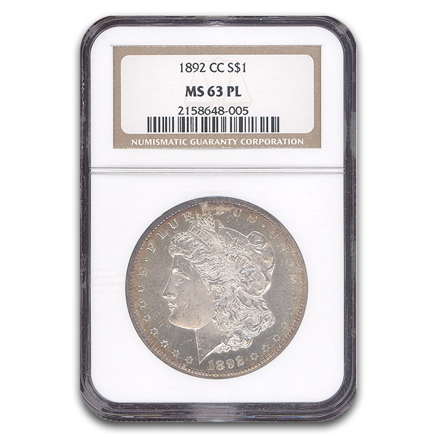 1892-CC Morgan Dollar MS-63 NGC (PL)
