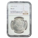 1892-CC Morgan Dollar MS-63 NGC