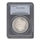 1892-CC Morgan Dollar MS-63 PCGS