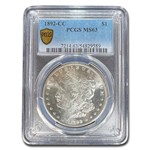 1892-CC Morgan Dollar MS-63 PCGS