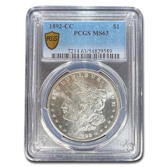1892-CC Morgan Dollar MS-63 PCGS 1892-CC Morgan Dollar MS-63 PCGS