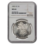 1892-CC Morgan Dollar MS-64 NGC