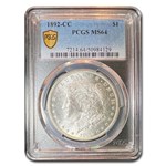 1892-CC Morgan Dollar MS-64 PCGS